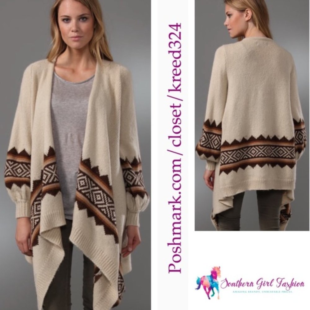 ETERNAL SUNSHINE CREATIONS Cardigan Tribal Sweater